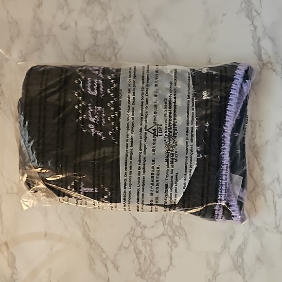 SAVAGE X FENTY FROST SMITTEN KNIT BOOTY SHORT NAVY BLUE SZ L - Picture 11 of 15